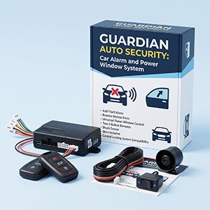 Car Alarm and Power Window System